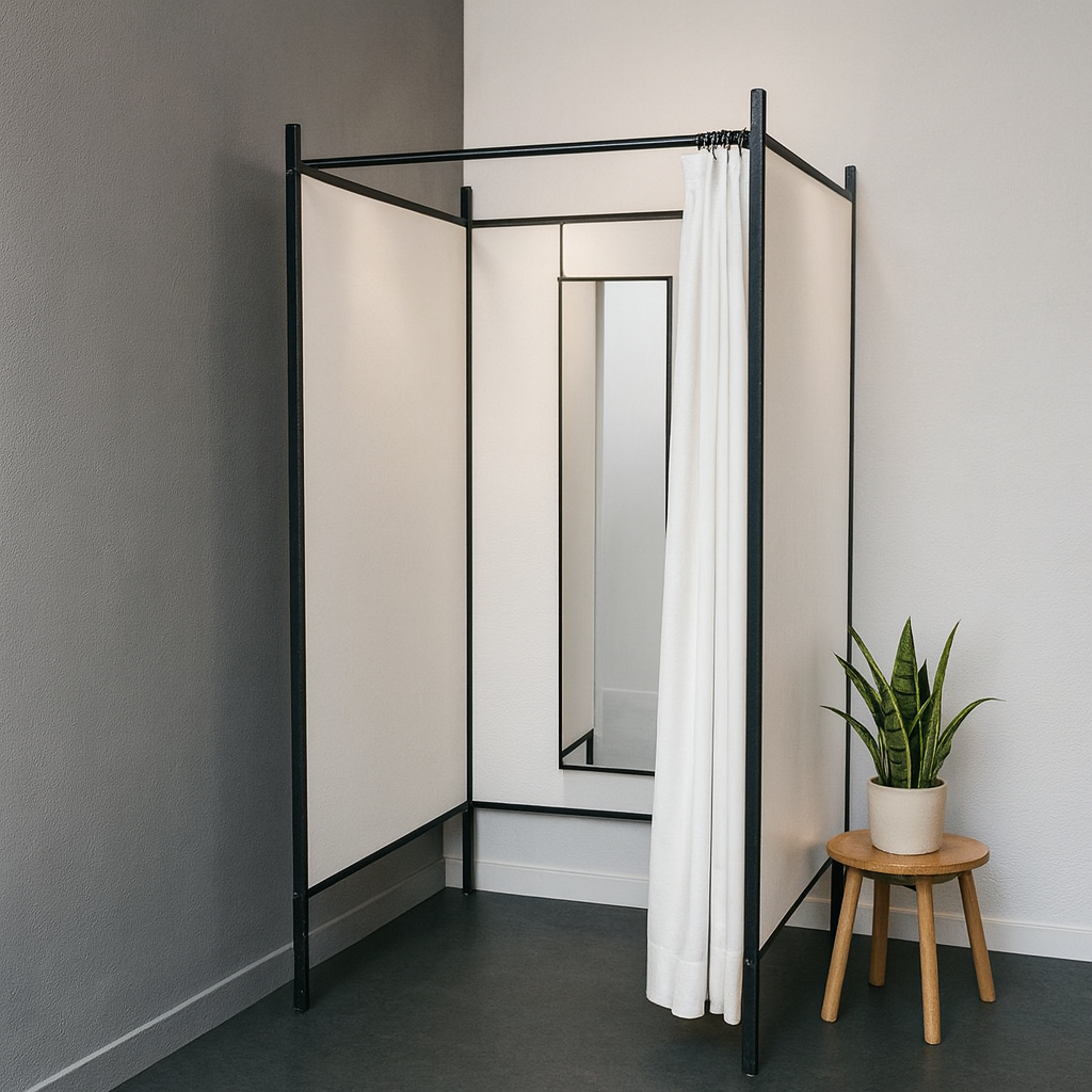 Faste vægge - Prøverum, opbygget