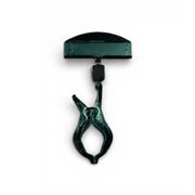 Stor Clear Grip skilteholder i sort akryl