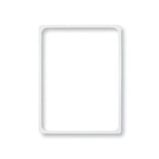 Plastic frame, A4, white