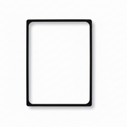 Plastramma, A4, svørt