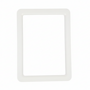 Plastic frame, A6, white