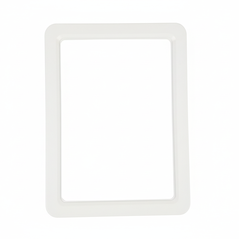 Plastic frame, A6, white