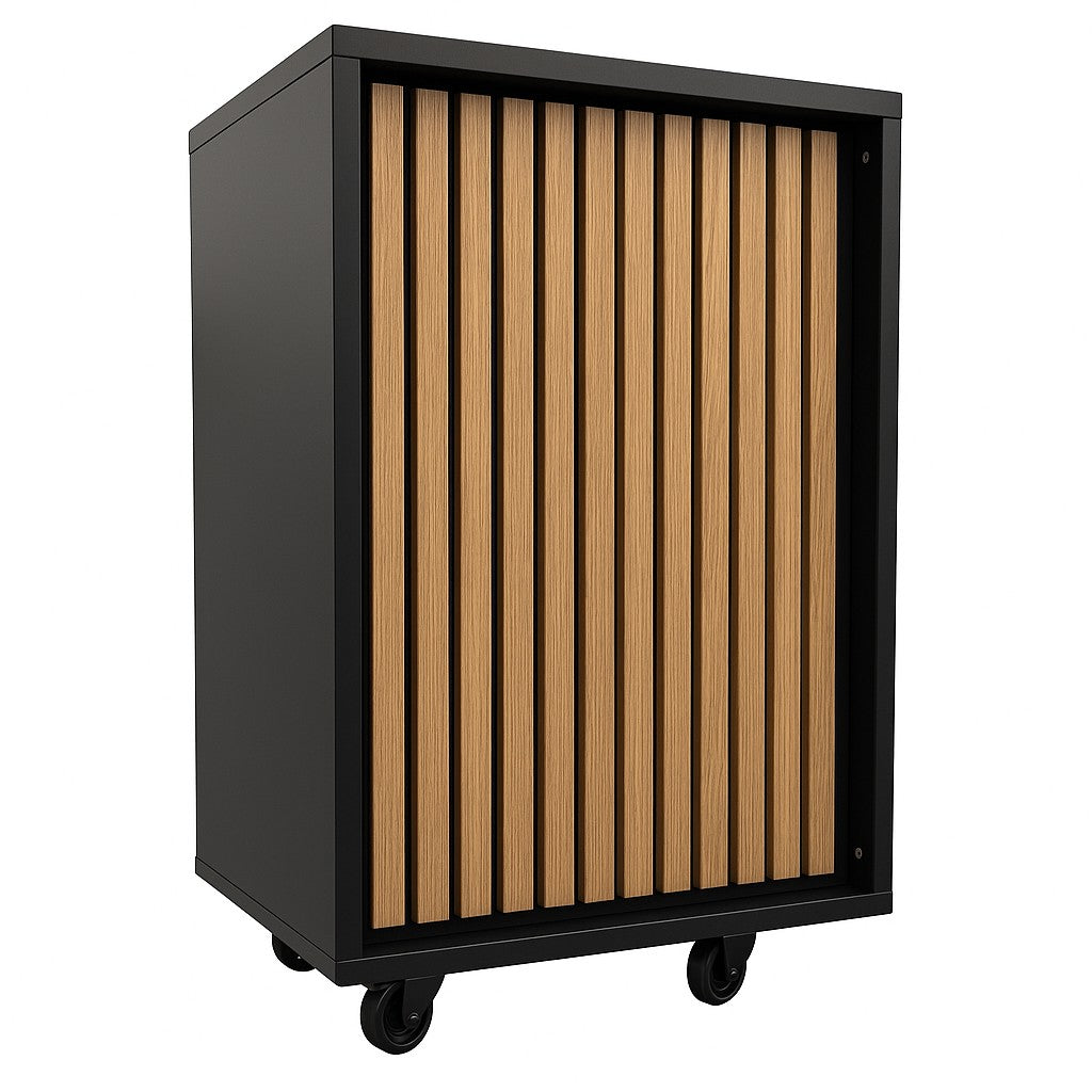 Frame-disk. Smal modul, sort. B55 - Akustikplade front