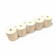 Bon rulle, thermo, B 80mm Ø80, kerne diameter 12 mm, længde 80 m, pakket med 5 ruller