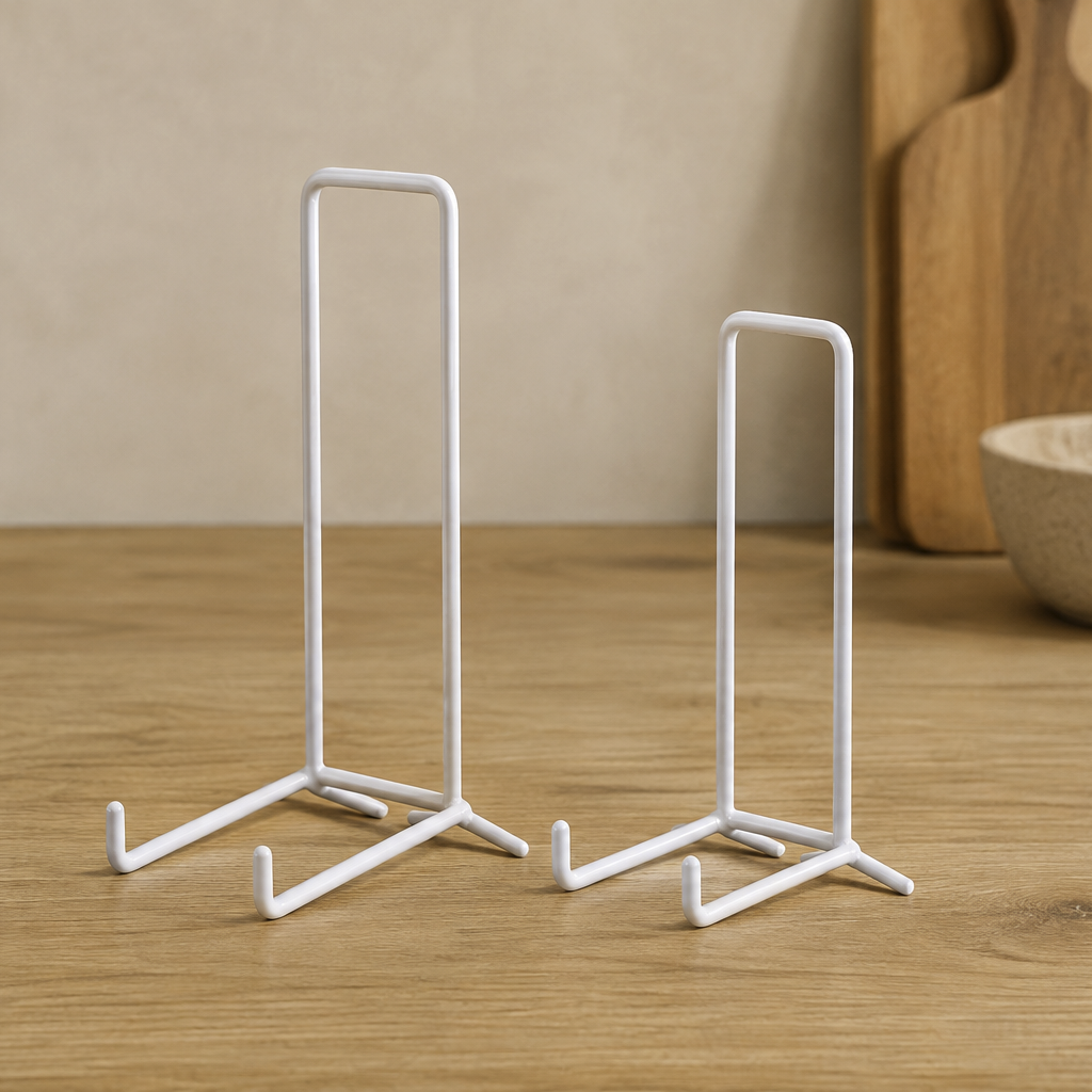 Support. White metal. H17 cm. Plate stand. Price shown per pc.