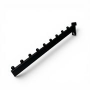 Skrå fronthæng t/ gitter. Sort - 35 cm