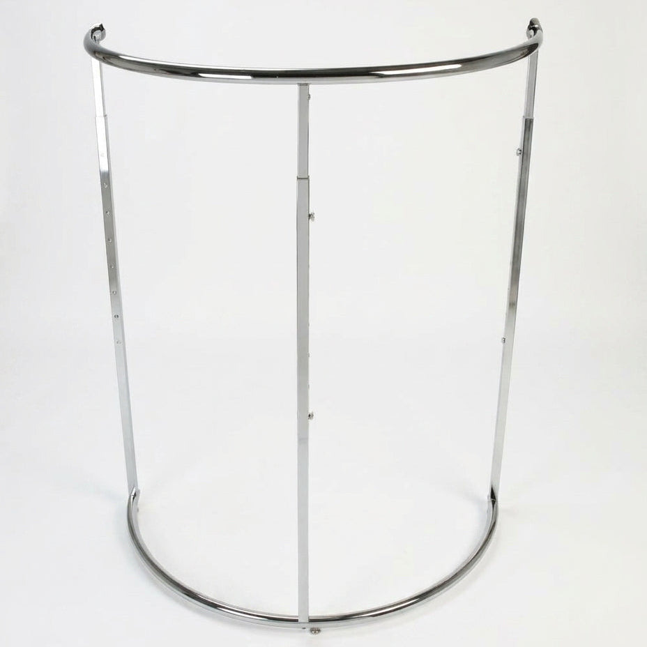 Krom buet tøjstativ 109 x 61 cm med justerbar højde