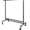 Disco II, height-adjustable, black, W153 x H140-185 cm