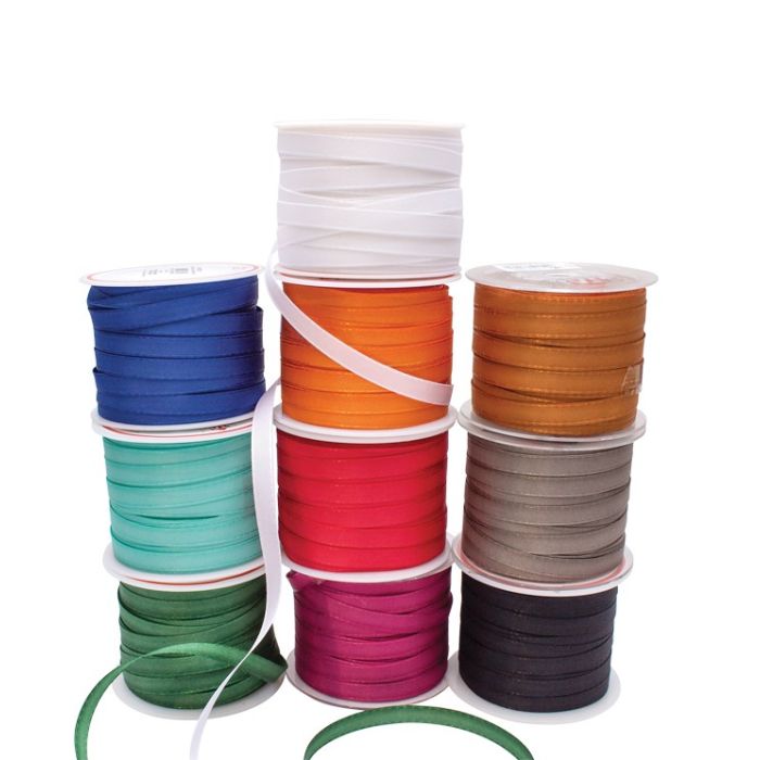 Gavebånd, satin, B9 mm, 50 mtr. Pr. rl.  Se flere farver