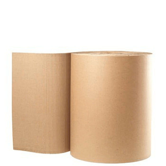 Bølgepap B 40 cm x 70 mtr. Brun