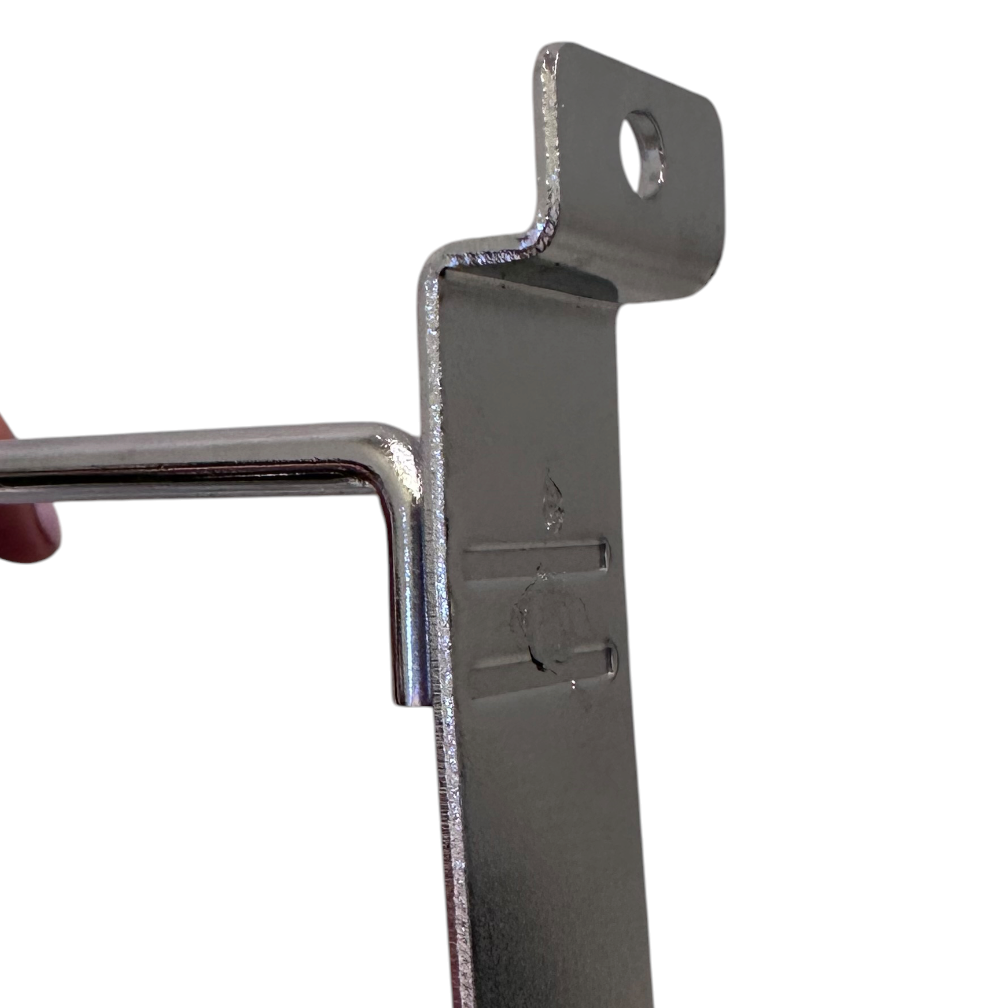 Euro-krog, til panel, krom, 10 cm