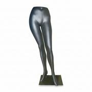 5400 dametorso, ben - sort. Metal fodplade. Mannequin underdel. Hoftevrid og hæl kan aftages.