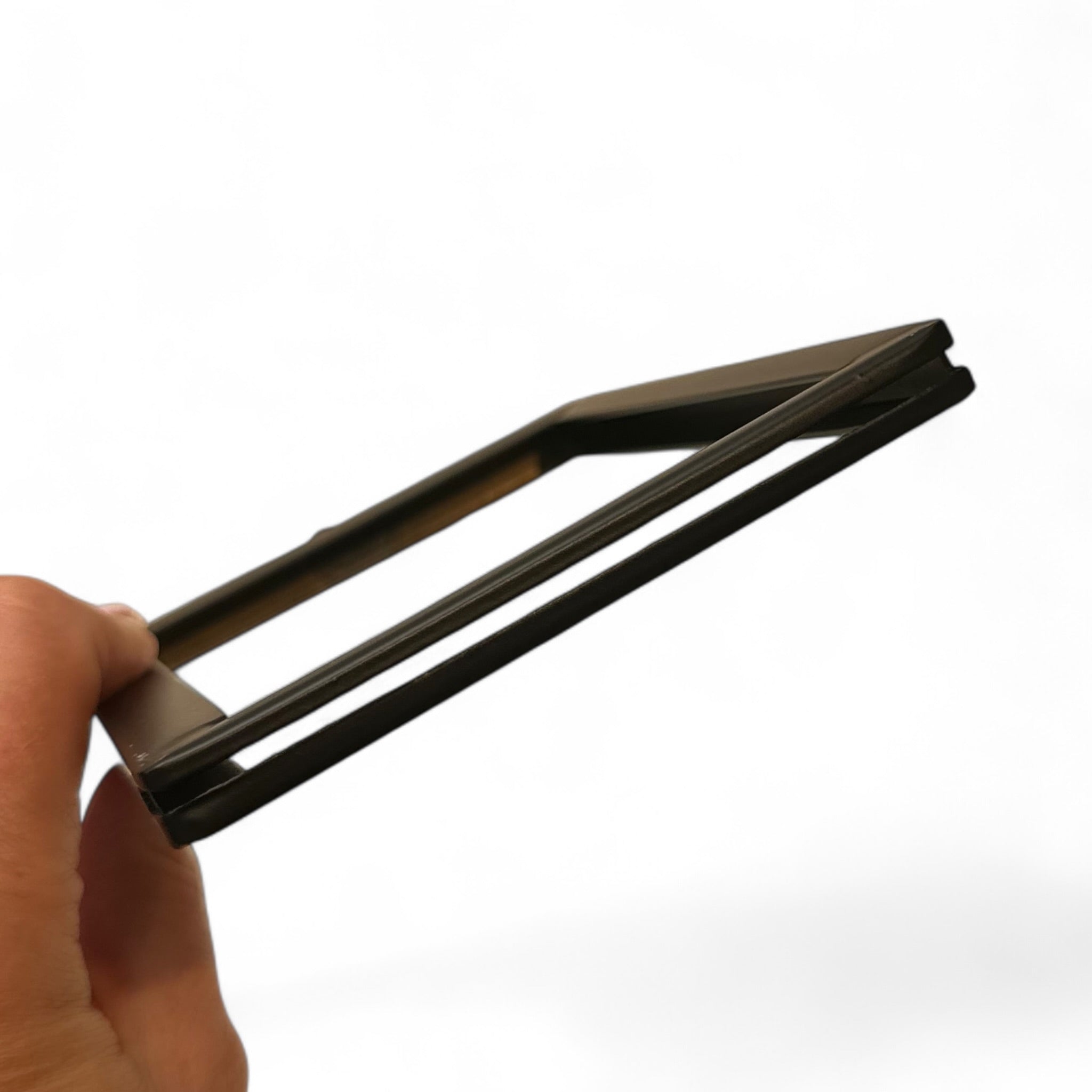 Skilteramme, A6, metal, sort