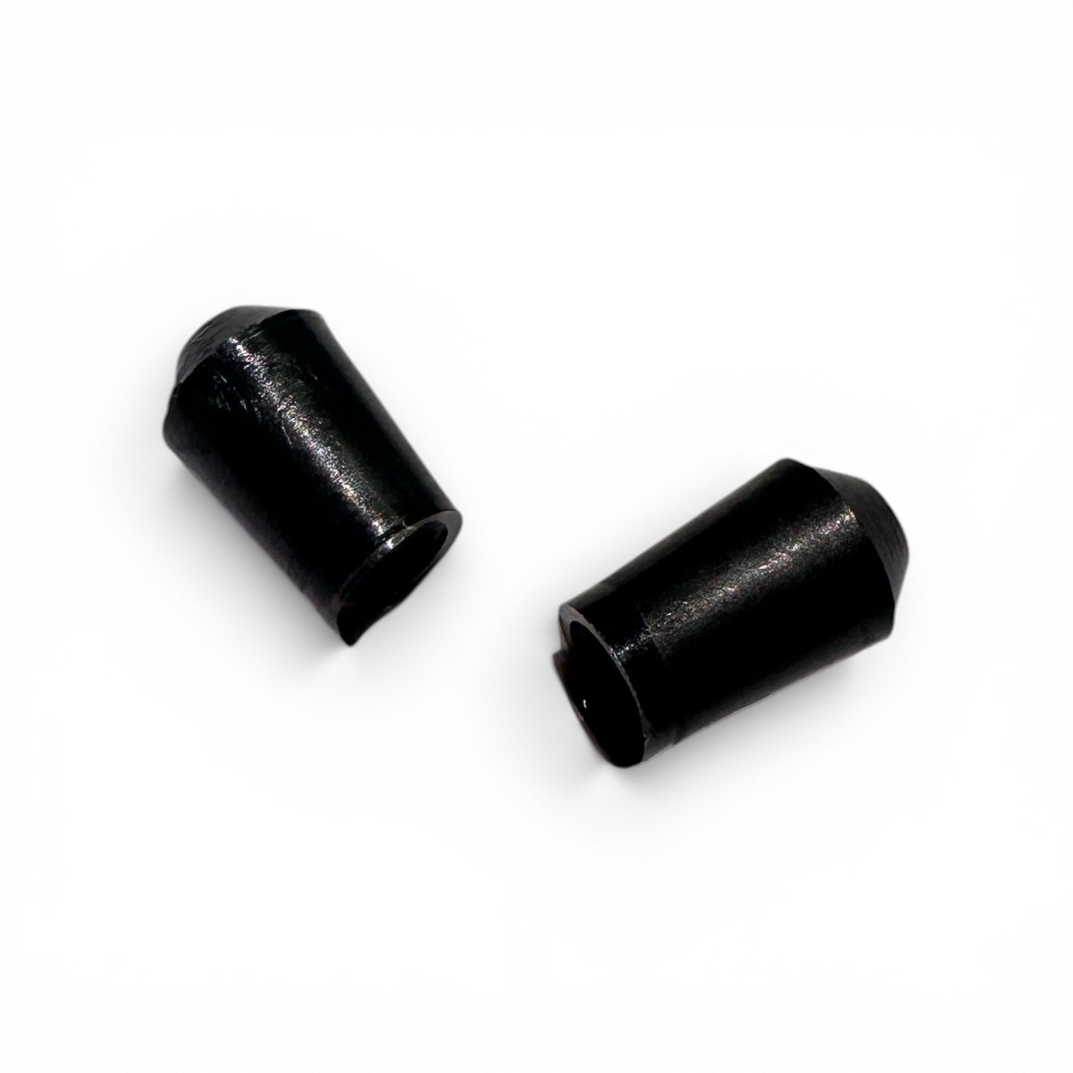 End caps for black, Ø 4 mm. Fits e.g. on metal clamp hangers.