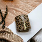 Innspenningpapir B 10 cm. Jaguar-mønster, kraftpapir. 100 mtr.