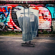 Sadesuoja pyörätelineelle - L5 & L7 - kirkas muovi