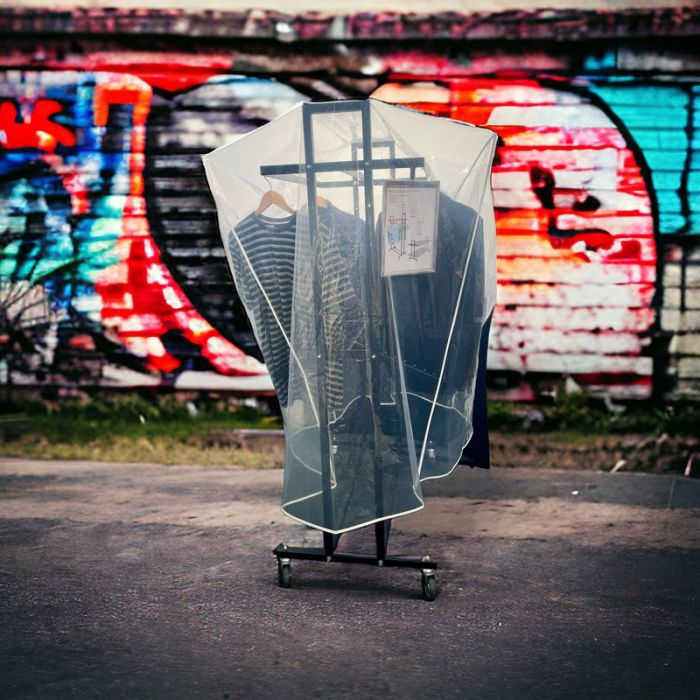 Regnhætte til gadestativ - L5 & L7 - klar plast