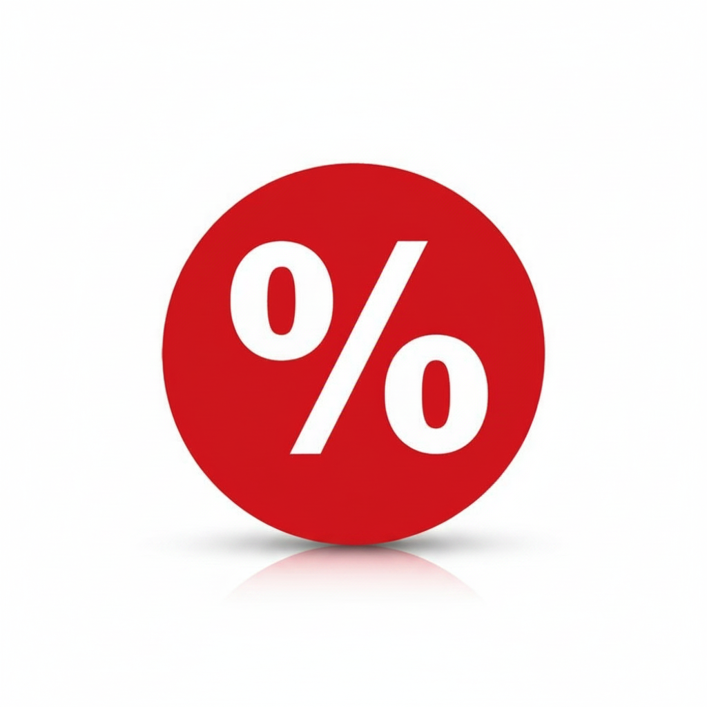 Poster - % - Ø40 cm.