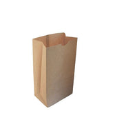 Papirpose. H 24,5 cm. 250 stk. M/ klodsbund, natur