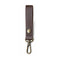 Leather Strap with Carabiner Hook - Brown