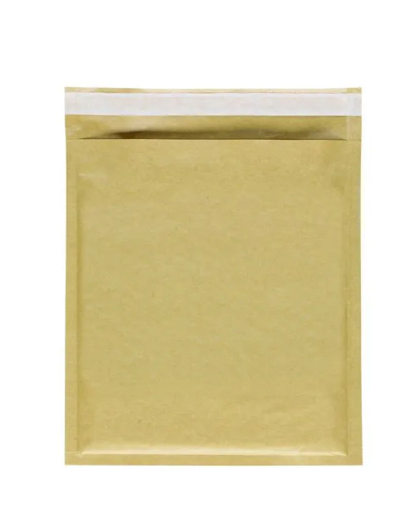Mailing envelopes with bubble wrap, brown kraft, pack of 100 pcs., 15 x 21 cm