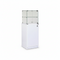 Slimline display cabinet with base cabinet. Lock on display and cabinet, white, W46 x D46 x H148