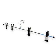 Metal klemmebøjle (B 60 cm.) - 50 stk. 4 klemmer H 7 cm. Sort