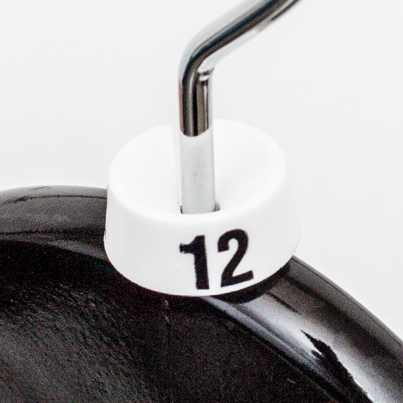 Size tags - White - 25 pcs per bag. Select size