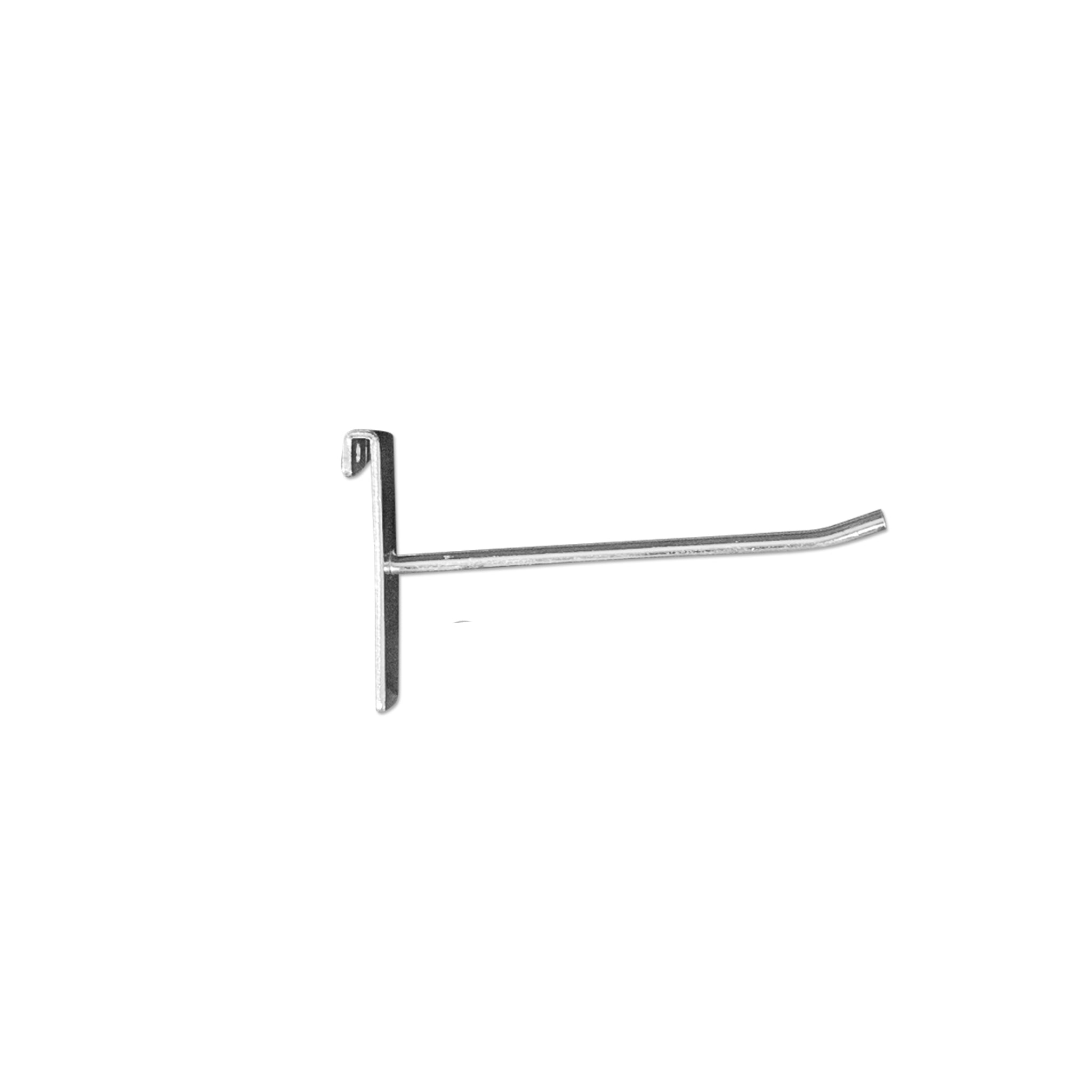 Product hook for grid, back plate H5.9 cm, galvanized, 10 cm