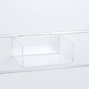 Acrylic box 20.5 x 15.5 x H8.5 cm. For slatwall