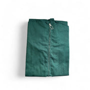 Collection bag with drawstring closure, cotton, green, W48 x D28 x H80 cm