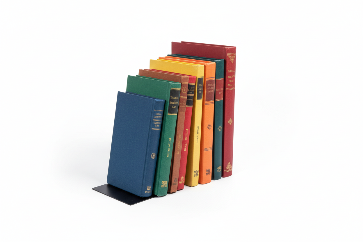 Bókahaldari, svørtur. 20 x 20 x 15 breiður. 1 mm, metall.