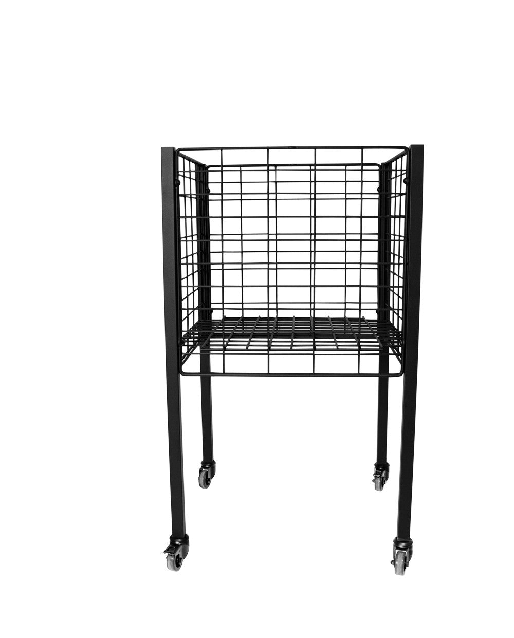 Sort Boxer 1 salgskurv med justerbar bund, 50 x 50 x 90 cm