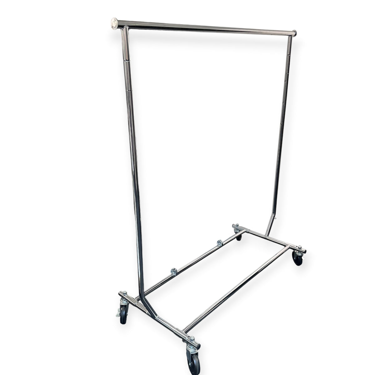 Disco I, helt sammenklappeligt, justerbar, krom, B128-188 x H145-170 cm