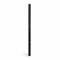 Vægskinne - Superskinne H214 cm - Sort