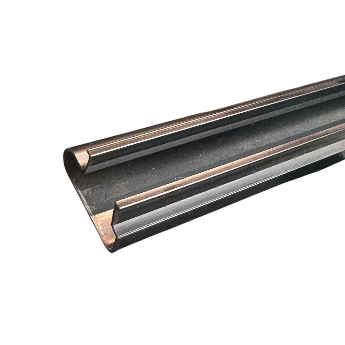 Rillepanel - Standard ( 120 x 120 cm.) - Eg-Look med Plastlister i sort