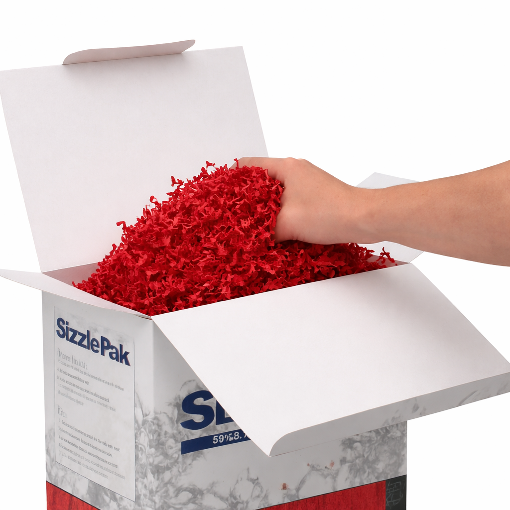 Sizzlepack, rød, pk. med 5 kg