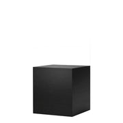 Podie. Musta melamiini. 40 x 40 x K50 cm.