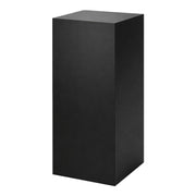 Podie. Musta melamiini. 40 x 40 x K100 cm.