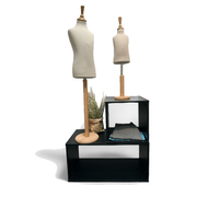 Kuutiot / Podit, 2 kpl setti, musta