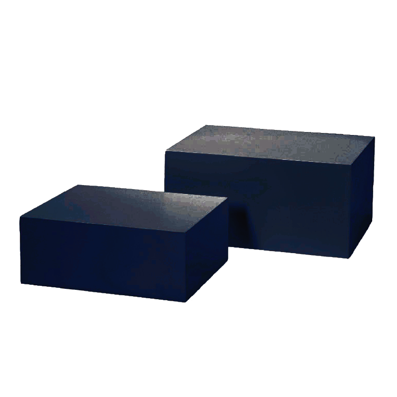 Podie sæt til mannequiner, sæt med 2 stk., sort