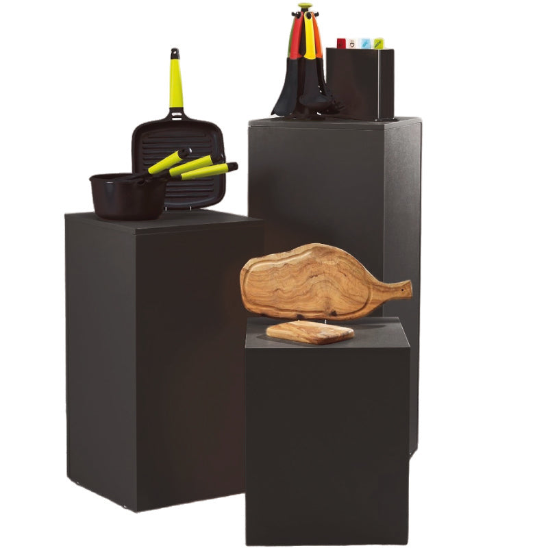 Podie sæt med 3 stk. Sort - usamlet