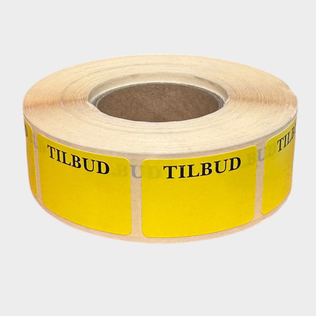 Promotional labels. 1000 pcs. Yellow label