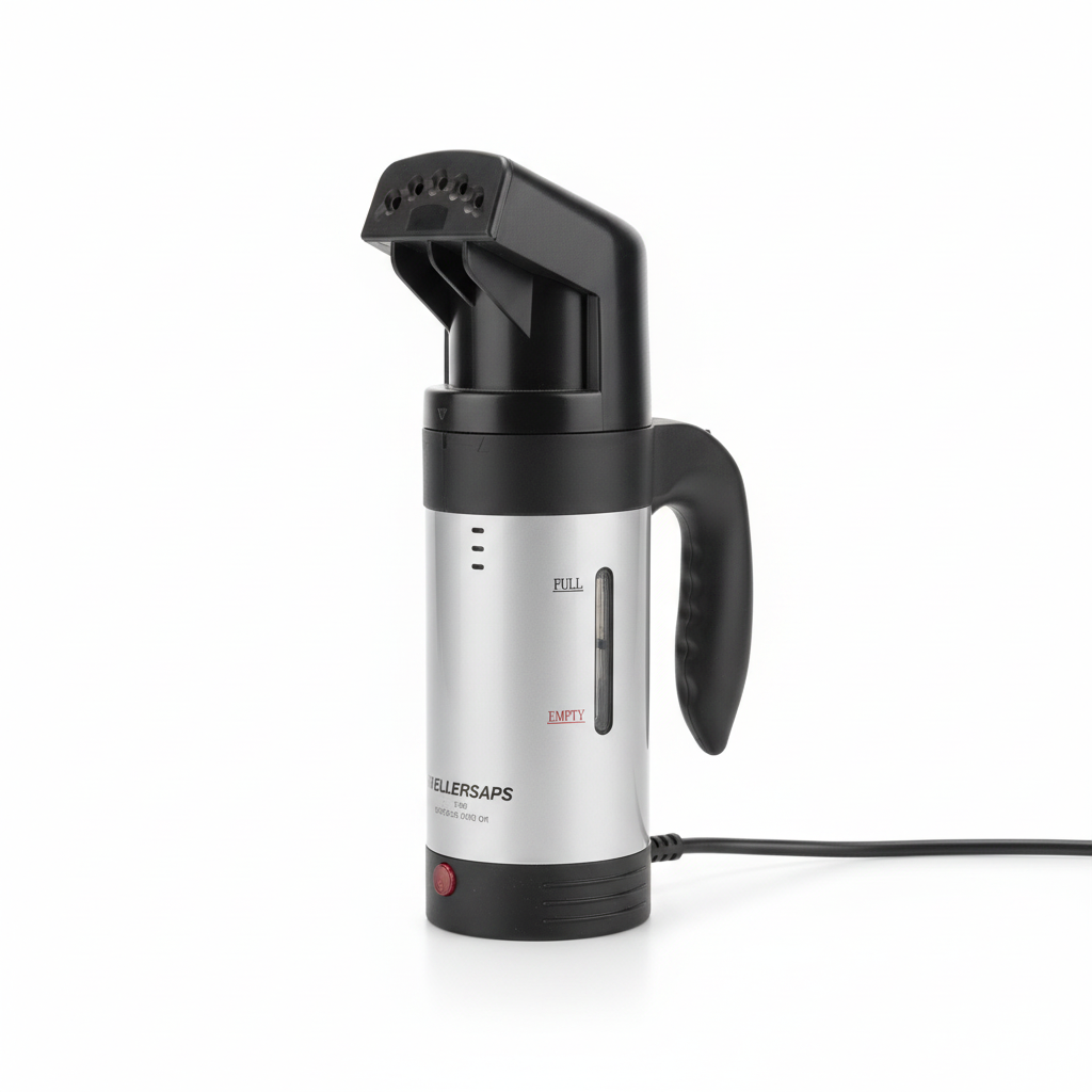 E8, hondhildin steamer, klár innan 2 min. - til ferð og messu