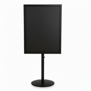 Menukortholder, A4, sort