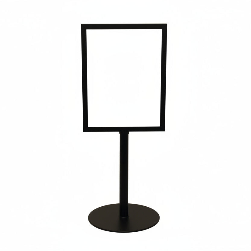 Menukortholder, A5, sort