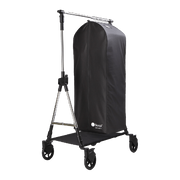 Soopl - XL bags - Collection bag with suitcase closure - black, 48 x 40 x H126 cm.