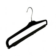 Housuteline (HB), vahvaa muovia, vaahtomuovipäällyste tangossa, musta, 34 cm. Pakattu 100 kpl/pss.