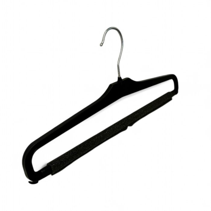 Buksebøjle (HB), kraftig plast, med skum på stangen, sort, 34 cm. Pakket m/ 100 stk.