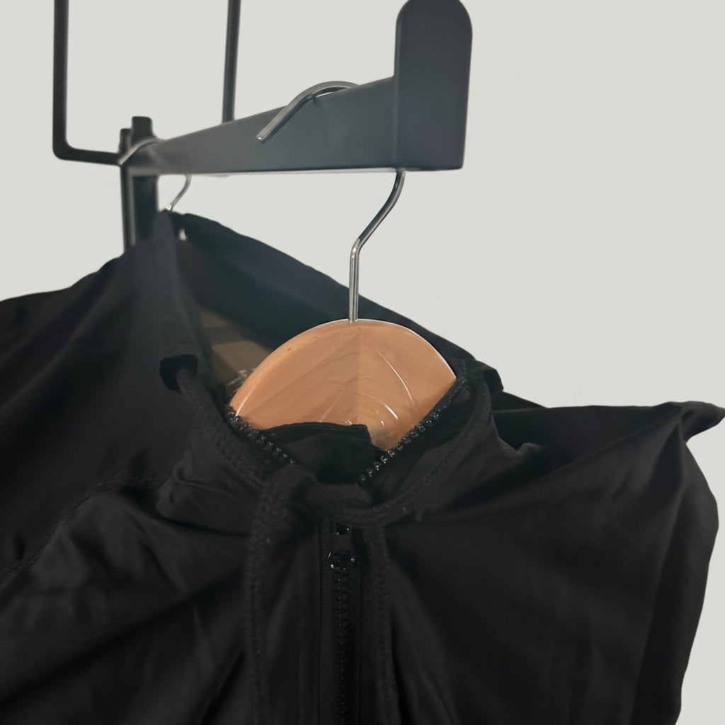 Kollektionspose med snørrelukning, H120 cm. Med strop